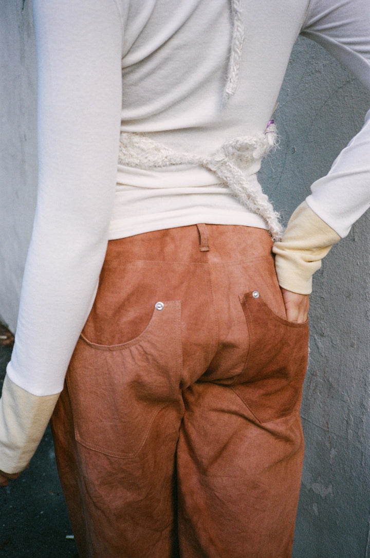 Silphium Clutch Denim